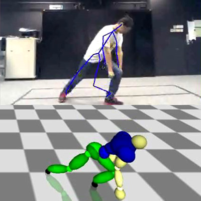 Posture Reconstruction Using Kinect with a Probabilistic Model